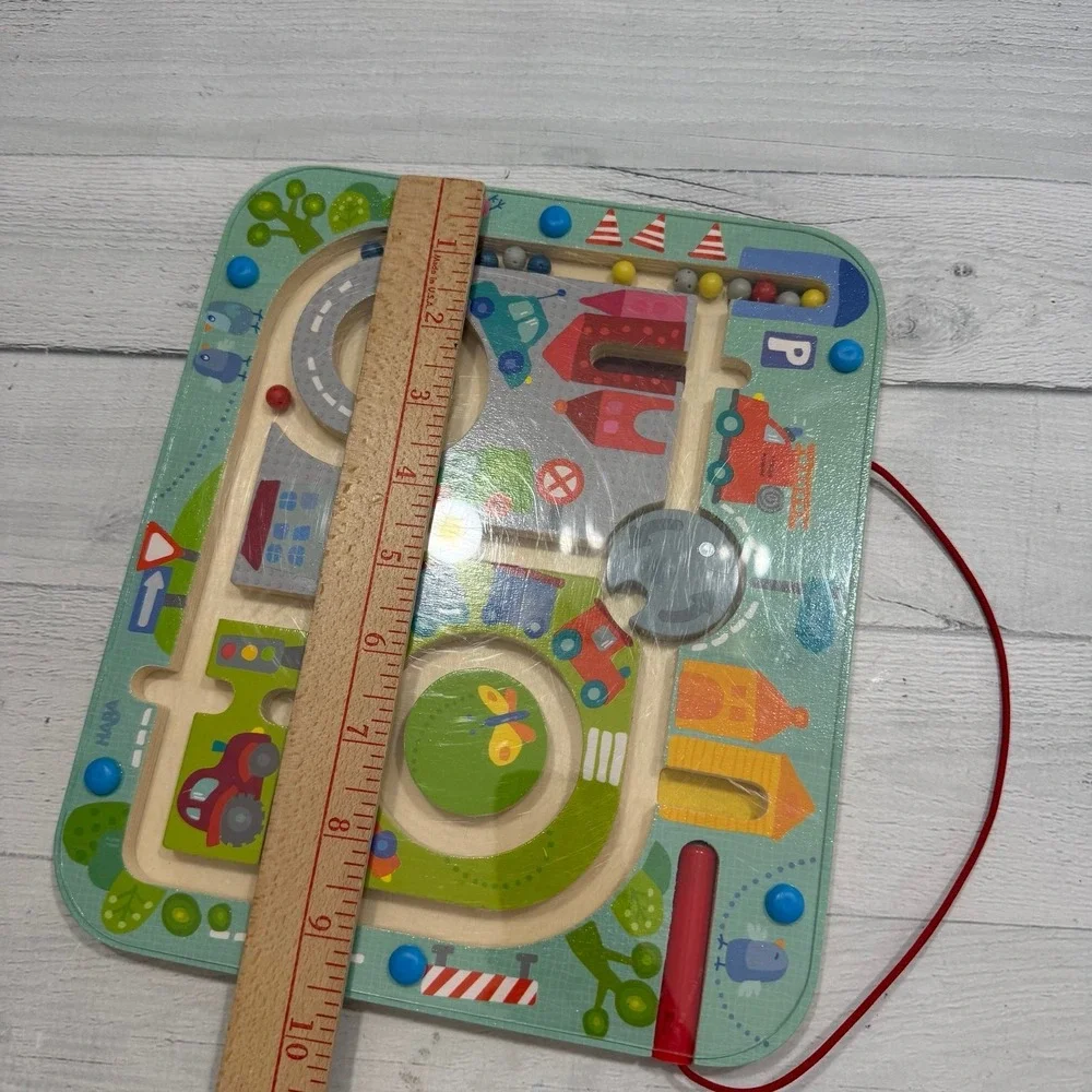 HABA Busy Board for kids Toddlers Town Magnetic Maze Puzzle Game